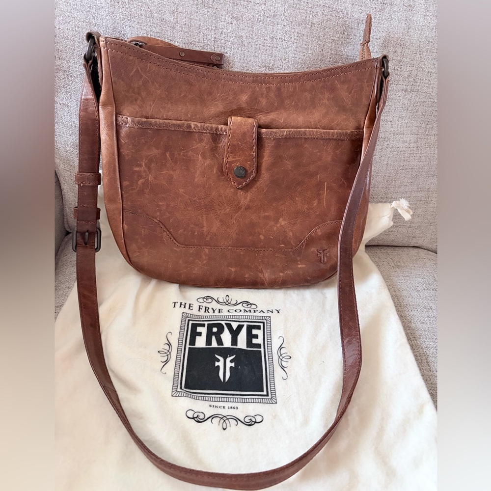 Frye Cognac Leather Bag